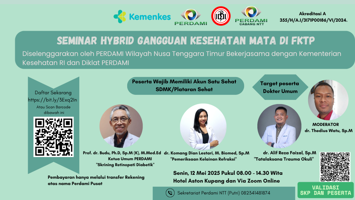 Deteksi Dini & Tatalaksana Gangguan Kesehatan Mata Di Fasilitas Kesehatan Tingkat Primer